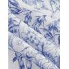imageSOLY HUX Womens Summer Outfit Floral Print Halter Crop Top Flowy Skirts Vacation Beach 2 Piece SetBlue and White