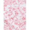 imageSOLY HUX Womens Summer Outfit Floral Print Halter Crop Top Flowy Skirts Vacation Beach 2 Piece SetPink and White