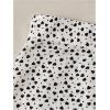 imageSOLY HUX Womens Summer Skirts Set Sleeveless Crop Top Ruffle Polka Dots Mini Skirts 2 Piece OutfitsBlack and White