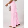imageSOLY HUX Womens Wide Leg High Waisted Loose Jeans Dressy Casual Denim PantsSolid Pink