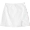 imageSOLY HUX Womens High Waisted Mini Skirts Side Slit Bodycon Summer Going Out SkirtSolid White