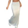 imageSOLY HUX Womens High Waisted Ruched Maxi Skirt Bodycon Casual Going Out Long SkirtsSolid Grey