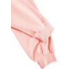 imageSOLY HUX Girls 2 Piece Outfits Letter Graphic Long Sleeve Collar Sweatshirt and Skater Skirt SetLight Pink Letter