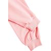 imageSOLY HUX Girls 2 Piece Outfits Letter Graphic Long Sleeve Collar Sweatshirt and Skater Skirt SetPink Letter