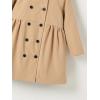imageSOLY HUX Toddler Girls Double Breasted Long Sleeve Trench Coat Teddy Lined Outerwear Winter Pea CoatsSolid Khaki
