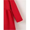 imageSOLY HUX Toddler Girls Double Breasted Long Sleeve Trench Coat Teddy Lined Outerwear Winter Pea CoatsSolid Red