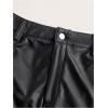 imageSOLY HUX Womens Plus Size Skirt Camo Print High Waisted Mini Cargo Skirts with PocketPure Black