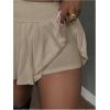 imageSOLY HUX Womens Skirt Sets 2 Piece Outfits Long Sleeve Crop Top with Pleated Mini Skirt Set Party Outfits for WomenLight Grey
