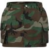 imageSOLY HUX Womens Plus Size Skirt Camo Print High Waisted Mini Cargo Skirts with PocketArmy Green Camo
