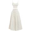 imageSOLY HUX Womens Summer Camisole and Long Skirts 2 Piece Skirt Set Beach Vacation OutfitsPure Apricot