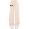 imageSOLY HUX Cute Clothes for Girls Sweatsuit Sets Crewneck Casual Sweatpants 2 Piece Outfits Sweatshirt and PantsApricot Black Letter