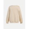 imageSOLY HUX Cute Clothes for Girls Sweatsuit Sets Crewneck Casual Sweatpants 2 Piece Outfits Sweatshirt and PantsBeige Letter