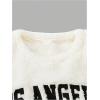 imageSOLY HUX Cute Clothes for Girls Sweatsuit Sets Crewneck Casual Sweatpants 2 Piece Outfits Sweatshirt and PantsBlack White Plaid