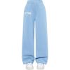 imageSOLY HUX Cute Clothes for Girls Sweatsuit Sets Crewneck Casual Sweatpants 2 Piece Outfits Sweatshirt and PantsLight Blue Letter