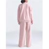 imageSOLY HUX Cute Clothes for Girls Sweatsuit Sets Crewneck Casual Sweatpants 2 Piece Outfits Sweatshirt and PantsPink Bear