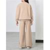 imageSOLY HUX Cute Clothes for Girls Sweatsuit Sets Crewneck Casual Sweatpants 2 Piece Outfits Sweatshirt and PantsPure Apricot