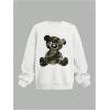 imageSOLY HUX Cute Clothes for Girls Sweatsuit Sets Crewneck Casual Sweatpants 2 Piece Outfits Sweatshirt and PantsWhite Green Camo