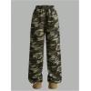 imageSOLY HUX Cute Clothes for Girls Sweatsuit Sets Crewneck Casual Sweatpants 2 Piece Outfits Sweatshirt and PantsWhite Green Camo