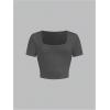 imageSOLY HUX Girls Crop Tops Cute Clothes 3 Pack Square Neck Short Sleeve T Shirts Basic Slim Fitted TeesBlack Grey White
