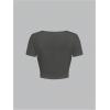 imageSOLY HUX Girls Crop Tops Cute Clothes 3 Pack Square Neck Short Sleeve T Shirts Basic Slim Fitted TeesBlack Grey White