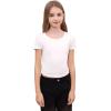imageSOLY HUX Girls Short Sleeve T Shirts 3 Piece Basic Scoop Neck Tees Slim Fit Casual Summer TopsBlack Grey White
