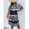 imageSOLY HUX Womens Plus Size Leopard Print V Neck Short Sleeve T Shirt Dress Summer Short DressesRoyal Blue Print