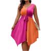 Orange and Hotpink