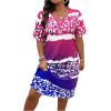imageSOLY HUX Womens Plus Size Leopard Print V Neck Short Sleeve T Shirt Dress Summer Short DressesMulti Leopard