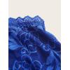 imageSOLY HUX Womens Plus Size Lace Strapless Bandeau Bralette BraSolid Royal Blue