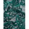 imageSOLY HUX Womens Plus Size Sexy Floral Lace Scalloped Trim Wireless Bra Adjustable Strap V Neck Everyday BraletteDark Green