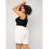 imageSOLY HUX Womens Plus Size Square Neck Sleeveless Crop Tank Top Casual Basic TopsPlain Black