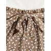 imageSOLY HUX Womens Summer Sleeveless Belted Tank Romper Short JumpsuitApricot Printed