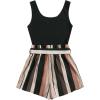imageSOLY HUX Womens Summer Sleeveless Belted Tank Romper Short JumpsuitBlack
