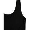 imageSOLY HUX Womens Summer Sleeveless Belted Tank Romper Short JumpsuitBlack Floral Printed