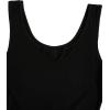 imageSOLY HUX Womens Summer Sleeveless Belted Tank Romper Short JumpsuitBlack Floral Printed
