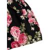 imageSOLY HUX Womens Summer Sleeveless Belted Tank Romper Short JumpsuitBlack Floral Printed