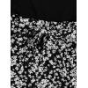 imageSOLY HUX Womens Summer Sleeveless Belted Tank Romper Short JumpsuitBlack and White Floral