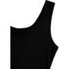 imageSOLY HUX Womens Summer Sleeveless Belted Tank Romper Short JumpsuitBlack and White Stripe