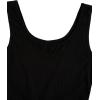 imageSOLY HUX Womens Summer Sleeveless Belted Tank Romper Short JumpsuitBlack and White Stripe