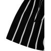 imageSOLY HUX Womens Summer Sleeveless Belted Tank Romper Short JumpsuitBlack and White Striped