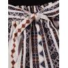 imageSOLY HUX Womens Summer Sleeveless Belted Tank Romper Short JumpsuitMulticoloured Printed