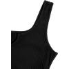 imageSOLY HUX Womens Summer Sleeveless Belted Tank Romper Short JumpsuitMulticoloured Striped