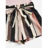 imageSOLY HUX Womens Summer Sleeveless Belted Tank Romper Short JumpsuitPink Striped