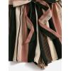 imageSOLY HUX Womens Summer Sleeveless Belted Tank Romper Short JumpsuitStriped Brown