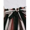 imageSOLY HUX Womens Summer Sleeveless Belted Tank Romper Short JumpsuitStriped White