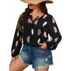 Black Feather Print