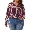 Burgundy Print