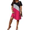 Rose Red Colorblock