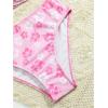 imageSOLY HUX Girls Ditsy Floral Print Bikini Swimsuit Ruffle Trim 2 Piece Bathing Suit BeachwearLight Pink Floral