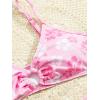 imageSOLY HUX Girls Ditsy Floral Print Bikini Swimsuit Ruffle Trim 2 Piece Bathing Suit BeachwearPink Flowers
